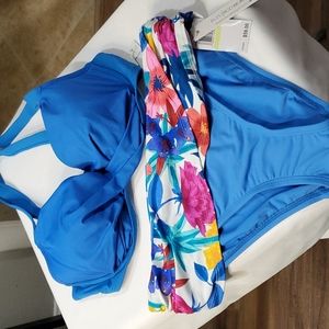 NWT 2PC BLEU ROD BEATTIE BIKINI $150 (SZ 4 & 34D)